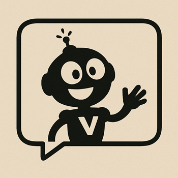 Robot VOCAbite prowadzący rozmowę z użytkownikiem (Lektor AI).