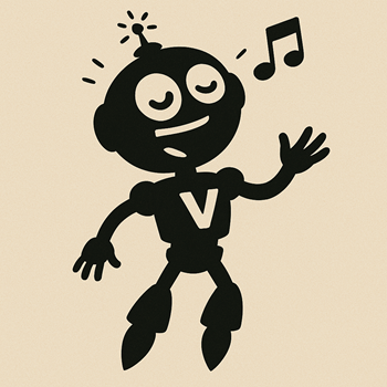 VOCAbite robot śpiewający, ilustrujący naukę wymowy.